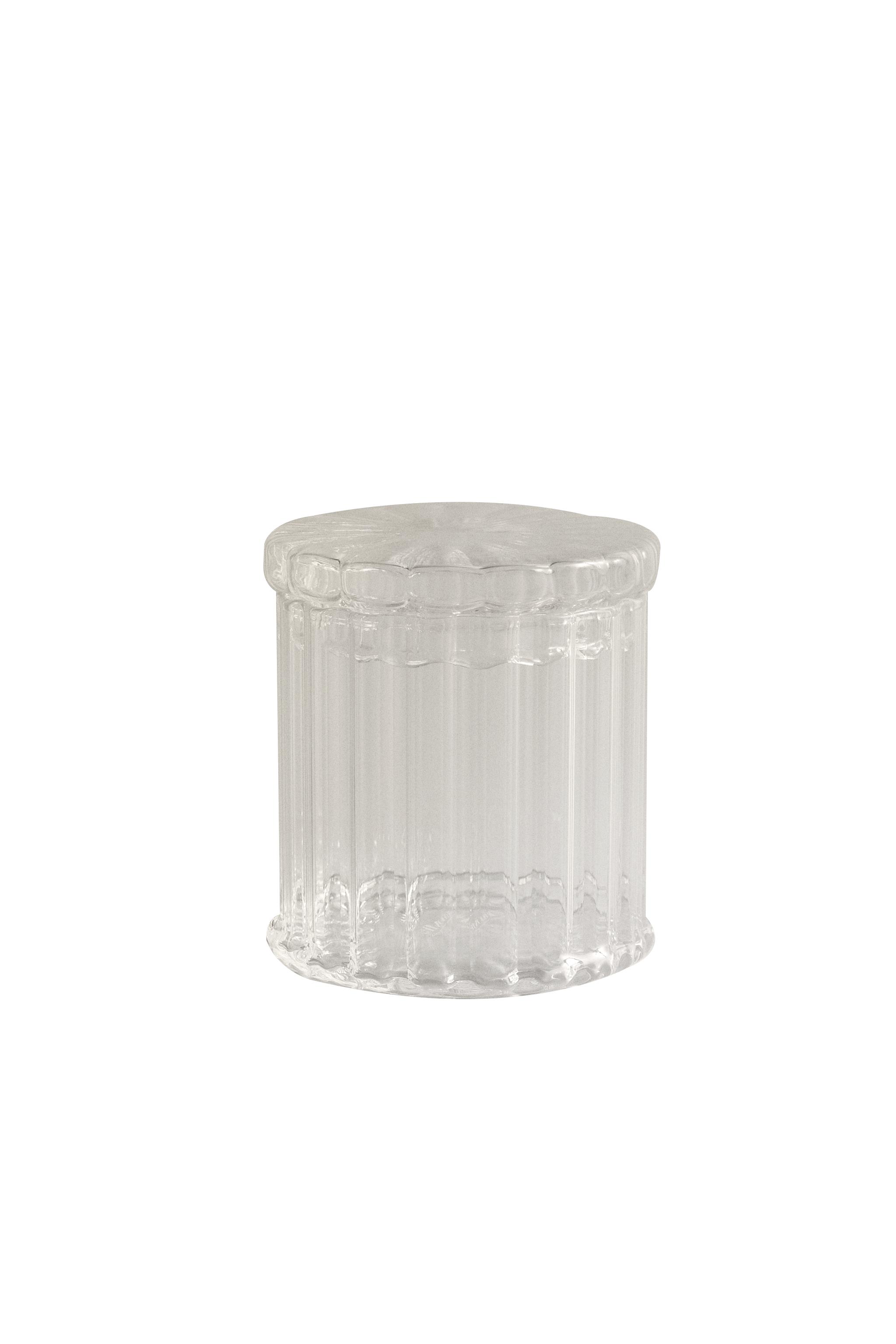 BOROSILICATE BATHROOM ORGANIZER JAR